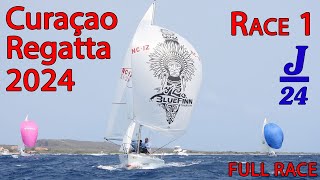 J24 Sailing Curacao Regatta 2024 Race 1 - Full Race