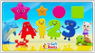 Preschool Learning activities for 3 year olds at home | Learn ABC Phonics Shapes Numbers Colors 🌈 screenshot 4