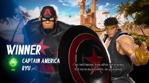Request:Ryu/Captain America Vs Spencer/Arthur|MARVEL VS. CAPCOM: INFINITE