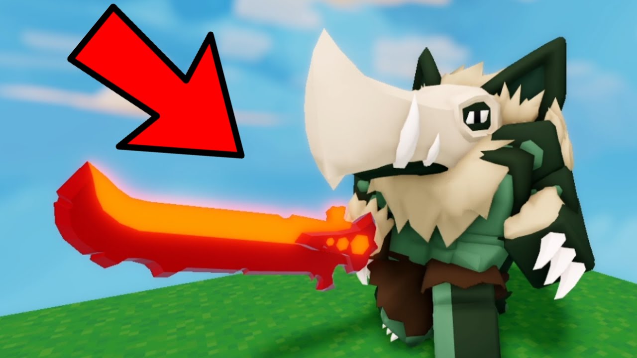 i fused Barbarian with Crocowolf... 😂 (Roblox Bedwars)