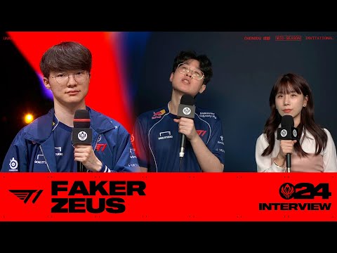 T1 Faker, Zeus 인터뷰 | 브래킷 Day 8 | 2024 MSI