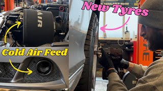 Budget BMW E46 330ci Race Car Project Episode 11 - NEW TYRES - Michelin PS4 + Cold Air Feed Install