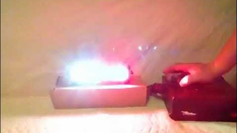 Dual Linear-3 LED Emergency Responder Strobe Light Demo from VASLights.com RED/WHITE