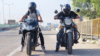 Suzuki Gixxer Sf150 Vs Royal Enfield Classic 350  Drag Race 