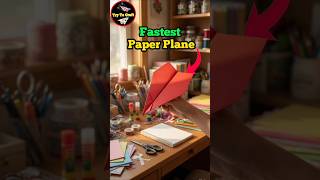 How to make world's fastest paper plane #shorts #papercraft