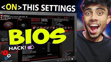 Complete BIOS Settings Explain! Make your PC or LAPTOP Faster- Turn on This Secret BIOS setting