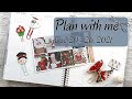 Erin Condren Plan with Me December 20-26 ft. plannersistersticker