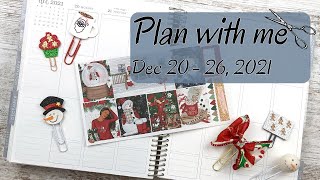 Erin Condren Plan with Me December 20-26 ft. plannersistersticker
