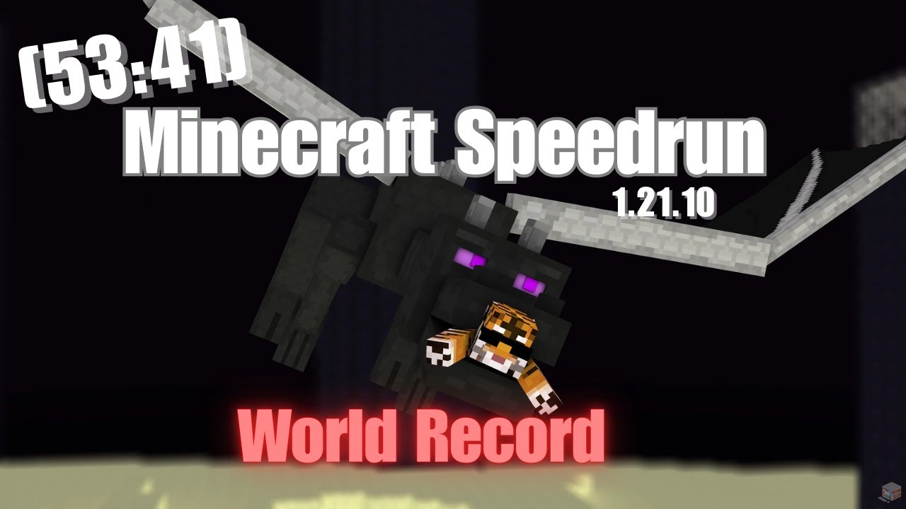 [53:41] Minecraft Speedrun WORLD RECORD 1.21.10 - YouTube