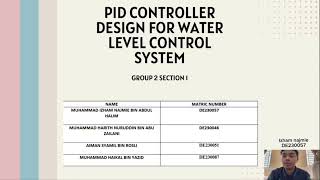 BEV 30503 (CONTROL SYSTEM): ASSINGMENT GROUP 1 SECTION 2
