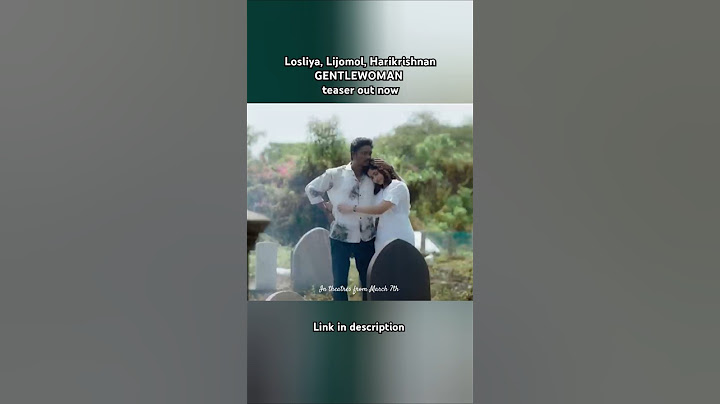Losliya's Gentlewoman Teaser out now 🌟 Lijomol, Harikrishnan | Joshua | Komala hari pictures