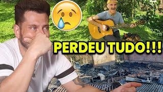 Video thumbnail of "GUITARRISTA PERDE TUDO O QUE TEM EM INCÊNDIO"