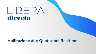 Abilitazione alle Quotazioni Realtime