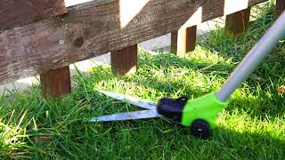 Sports Performance Long handled, adjustable hedge and grass sheers from Grumpy Gardener