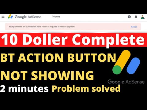 10$ Completed | AdSense Action Button नही मिला | Adsense Pin Apply ...