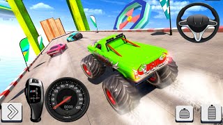 Mega Ramp Car Stunts Racing Simulation 2021 #2 - Impossible Car Driving Stunts 3D - Android Gameplay screenshot 4