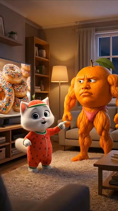 the kitten wants a donut ‼️🤪#shorts #cat #cats #animation #cartoon #anomaly #cute #comedy #catlovers