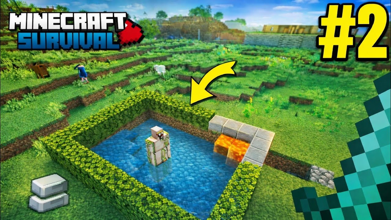 I Built Ultimate Iron Farm In Minecraft survival #2 | Zyber Gamerz ...