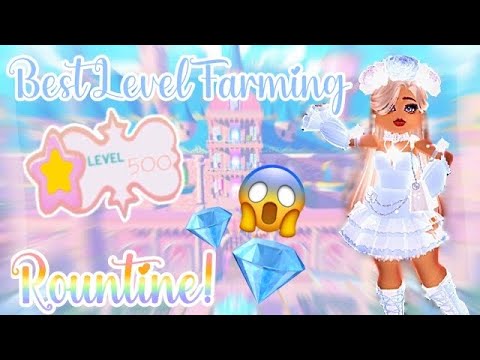 Quickest Level Farming Routine RH || Roblox Royale High Campus 3 ...