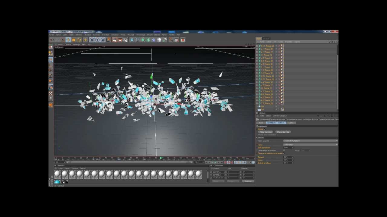Cinema 4D Explosion Modifier | How to use the Explosion FX modifier in ...