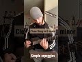 Clean thing in D minor with simple arpeggios #guitar #guitarist #shorts #guitarplayer
