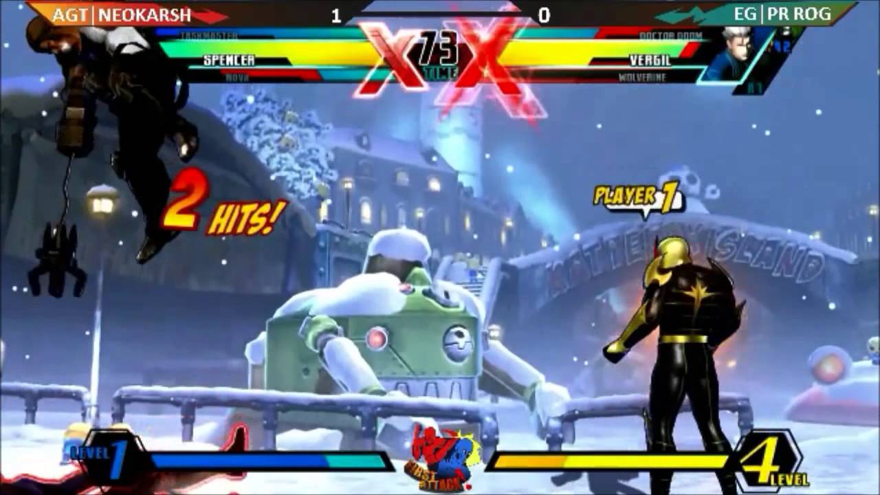FIRST ATTACK UMVC3 AGT|NEOKARSH VS EG|PR ROG