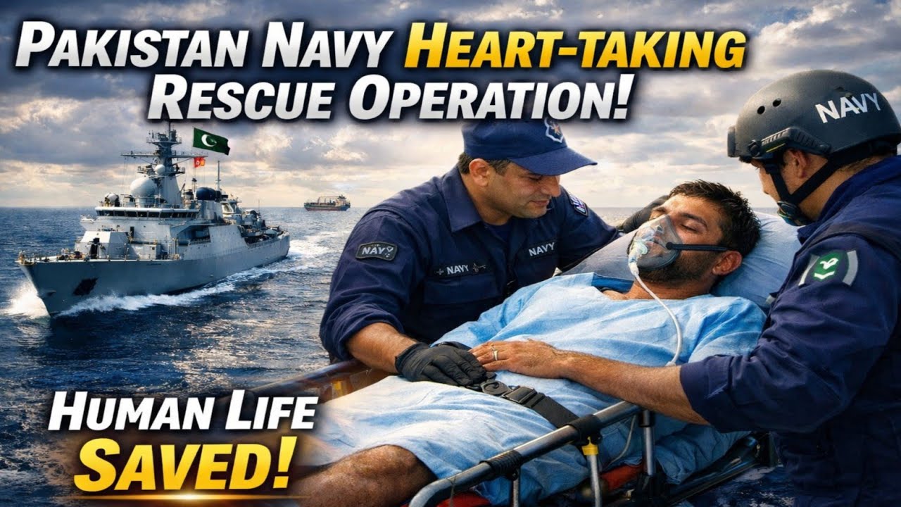 Pakistan Navy Rescue Operation In Indian Ocean Deep Sea And Saved Human Life