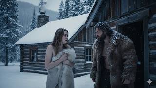 Stranded in the Blizzard, She Knocked on His Cabin  He Wasn't Human