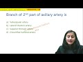 Mnemonic of the day - Axillary artery branches|Anatomy | Dr. Nikita Nanwani