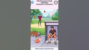 Help the guy get enough toilet paper | Brainy prankster level 38 #brainyprankster