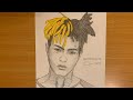 How to draw xxxtentacion step by step