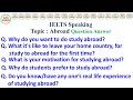 Topic  study abroad or  abroad study  speaking part 2 question answers ielts wisdom