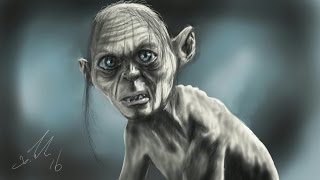 Gollum Smeagol Drawing - Si̇meagol Çi̇zi̇mi̇