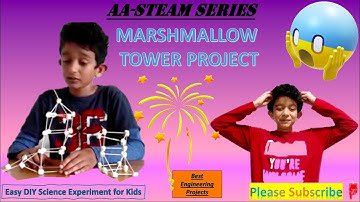 How to make a Marshmallow Tower | Marshmallow Tower Challenge | Engineering Projects for Kids
