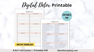 Digital Detox Printable (PDF)