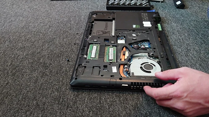 SSD upgrade on a Lenovo Z50-70