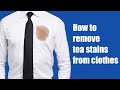 How to remove tea stains from clothes
