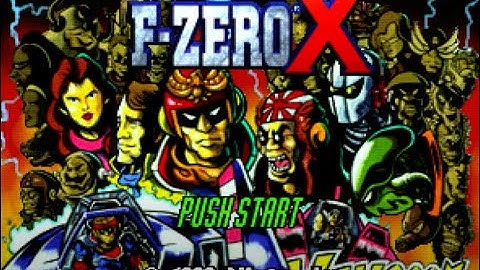 F-Zero X - Nintendo 64 - Intro & Title Screen