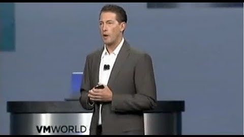 Day 2 General Session at VMworld 2012 San Francisco