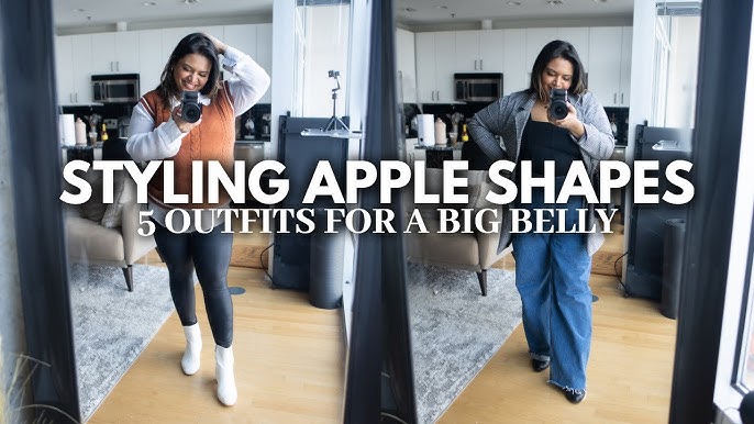 How to Style an Apple Shape Body  plus size fashion tips 