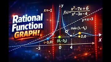 Example of a Rational Function (f(x)=(x^3-7x+6)/(x^2-3x-4)