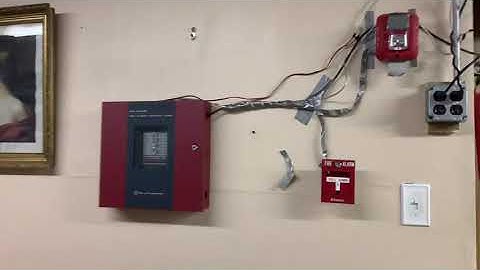 Wall system test 4. Firelite ms-4424b