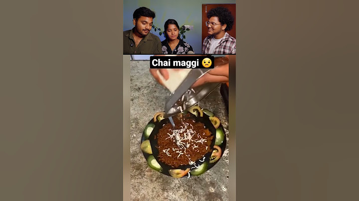 Chai Maggie 😂 🤢😭 Weird Indian Street Foods! #36