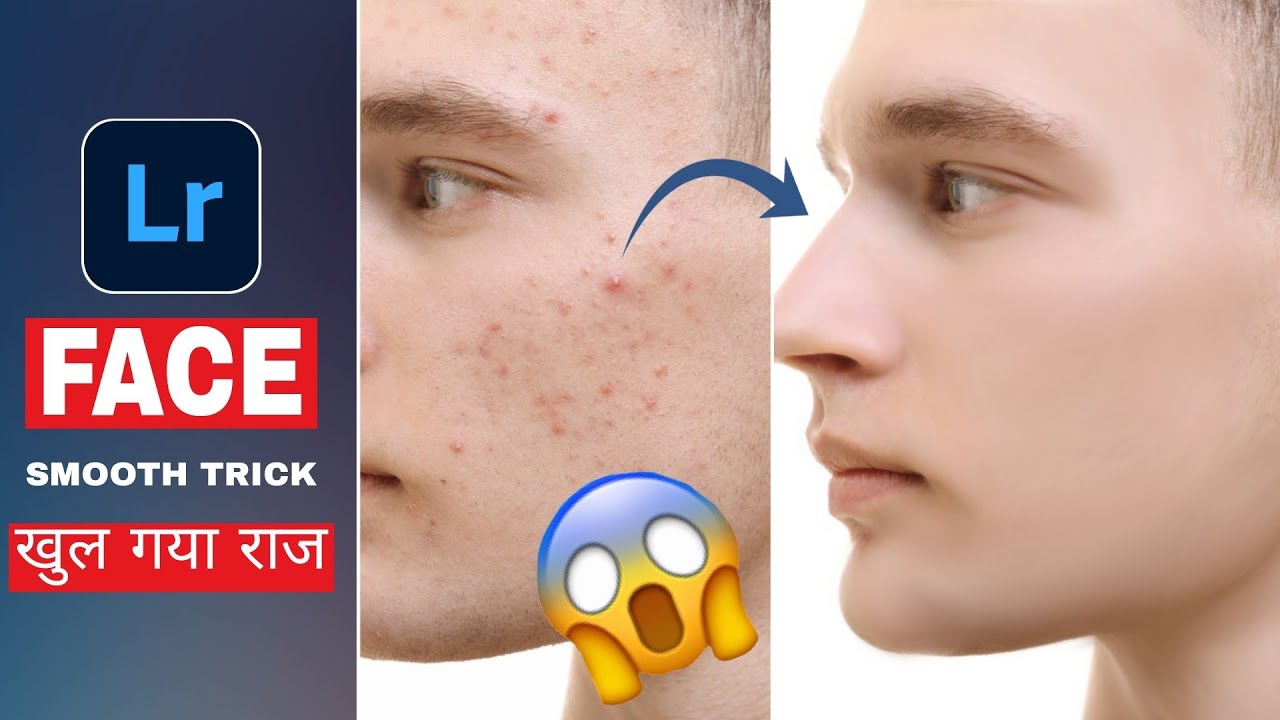 Lightroom mobile face smooth Secret trick | Face smooth and skin retouching in Lightroom