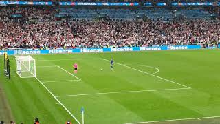 Full Penalty Shootout Italy vs England in EURO 2020 Final  View from stadium