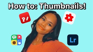 How to Make Aesthetic YouTube THUMBNAILS on iPhone! FOR FREE! | Phonto, Lightroom, PhotoGrid
