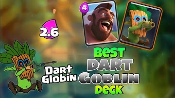 2.6 BEST DART GOBLIN DECK in clash royale || Clash Royale