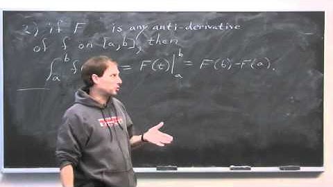 The Fundamental Theorem of Calculus - Integral Calculus