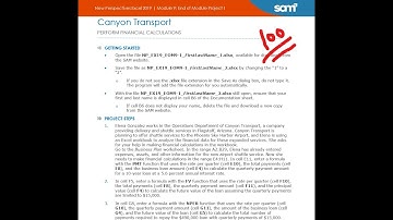 New Perspectives Excel 2019 | Module 9: End of Module Project 1