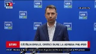 CĂTĂLIN DRULĂ, CRITICI DURE LA ADRESA PNL- PSD. Știri B1TV_31 mai 2024
